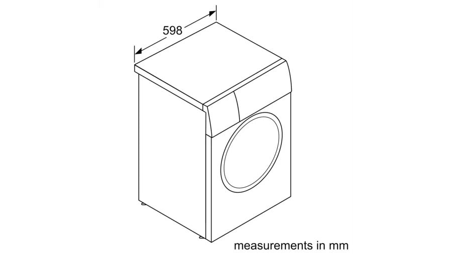 Bosch 220 volt Washer WAU28PH9GB 9 KG Front Load Washer 220v 240 volts 50 hz - 220 - Electronics
