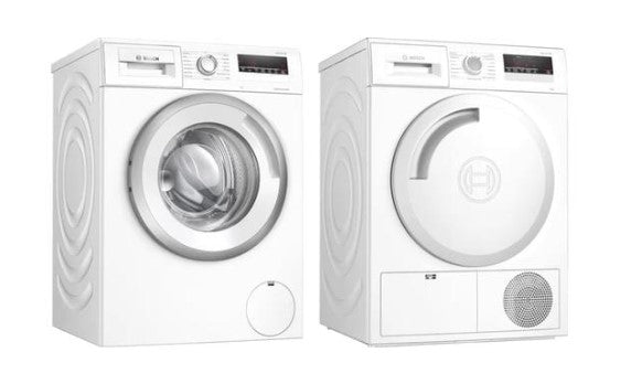 Bosch 220 volt Washer WAU28PH9GB 9 KG Front Load Washer and Bosch 220 volt Dryer ATN83201GB 8 KG Electric Clothes Dryer 220v 240 volt 50 hz - 220 - Electronics