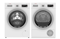 Bosch 220 volts 60 hz Washer and Dryer Front load 208 220v 240 volt 60hz washing machine and dryer set model WAW285H220v60h WTW87NH1220v60h - 220 - Electronics