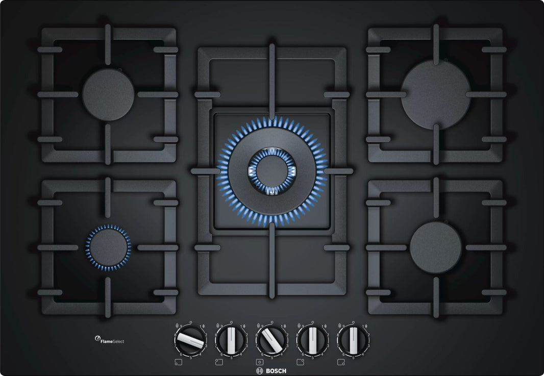 Bosch 220 volts PPQ7AB90UK Gas Cooktop 75cm 30 Inch 5 Burner Cooktop 220v 240 volts - 220 - Electronics