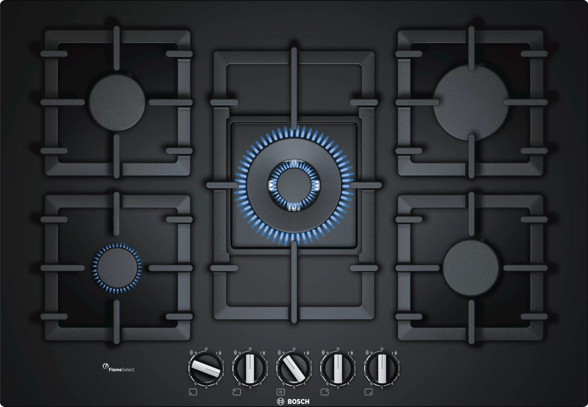 Bosch 220 volts PPQ7AB90UK Gas Cooktop 75cm 30 Inch 5 Burner Cooktop 220v 240 volts - 220 - Electronics