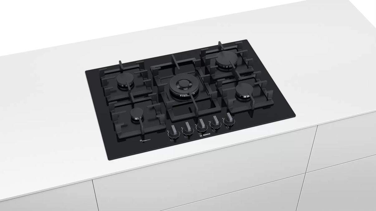 Bosch 220 volts PPQ7AB90UK Gas Cooktop 75cm 30 Inch 5 Burner Cooktop 220v 240 volts - 220 - Electronics
