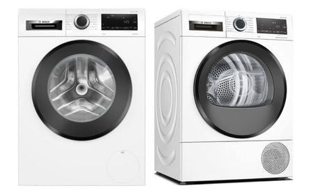 Bosch 220 volts washer 10KG front load and 9kg Electric clothes Dryer set 220 volts 50 hz WGG25401 & WQG24509 - 220 - Electronics