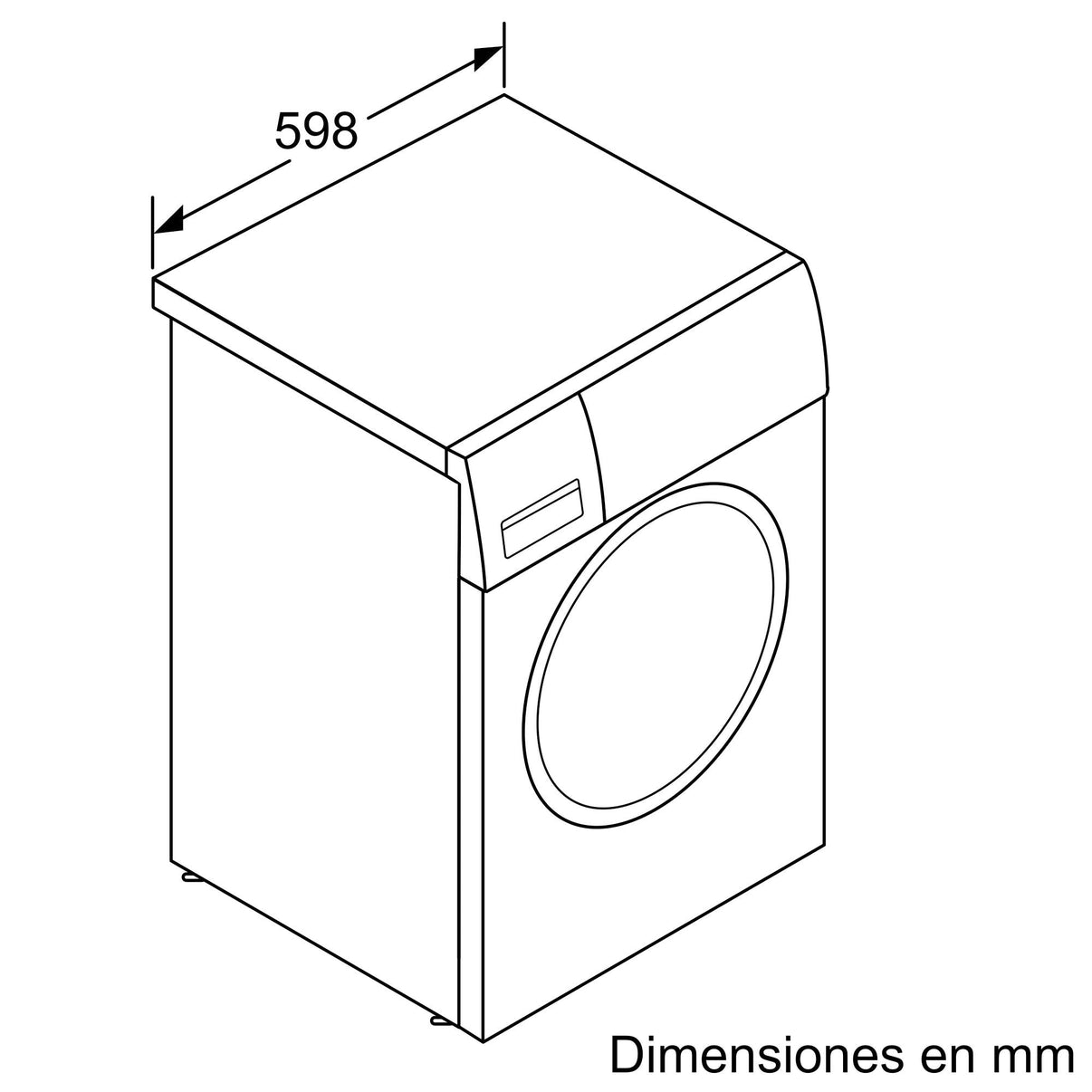Bosch WAT28461GS 220 volt 50 hz washer 9 KG 220v 240 vols Front Load Washer 50hz - 220 - Electronics