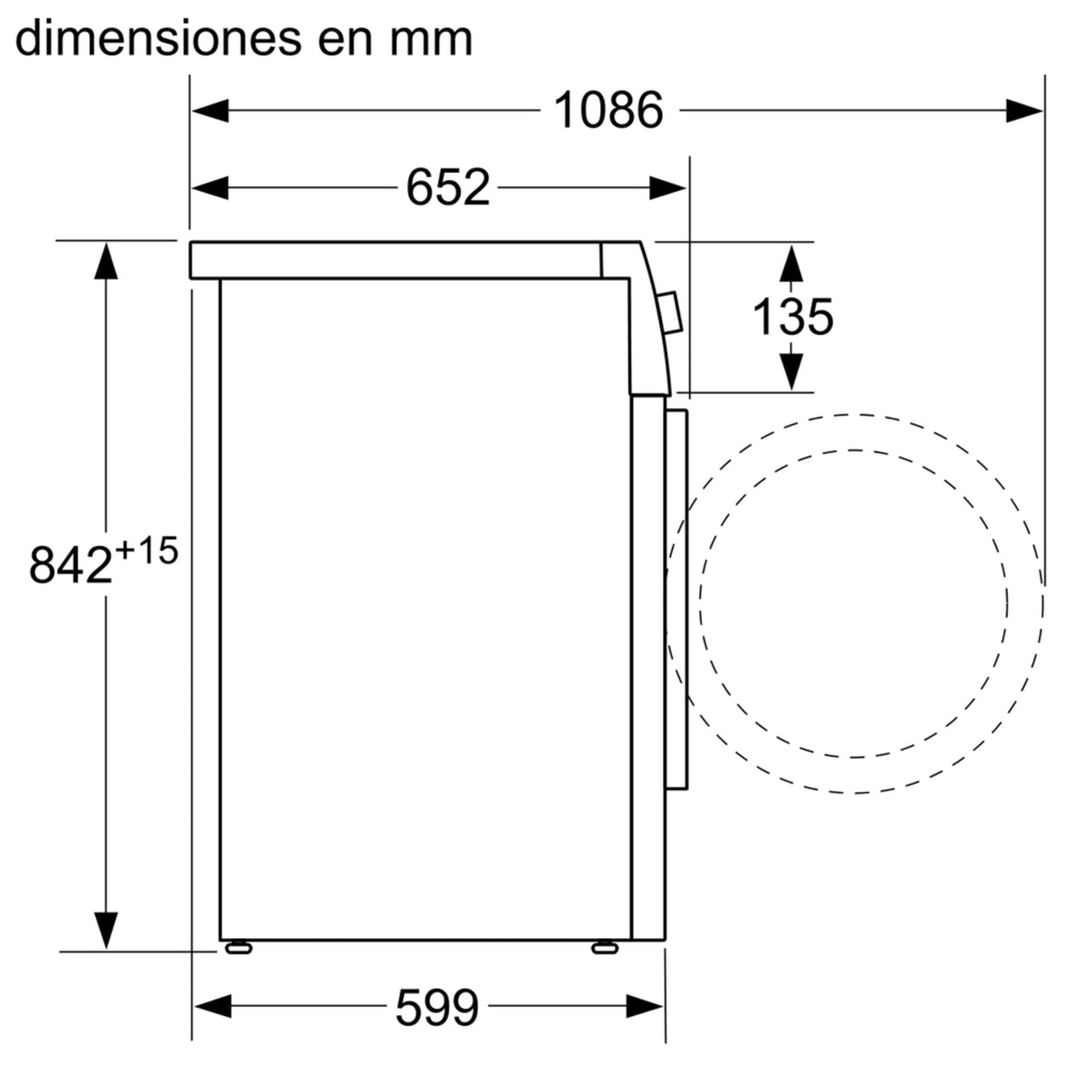 Bosch WAT28461/WTG86400 220v 50hz Front Load Washer/Dryer Combo Pack - 220 - Electronics
