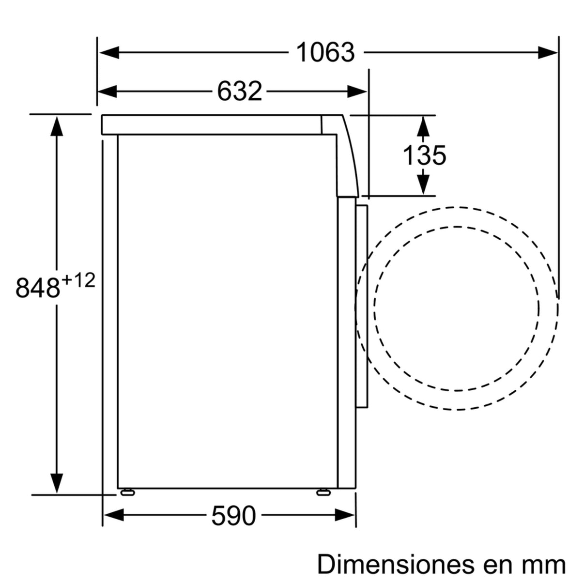 Bosch WAT28461/WTG86400 220v 50hz Front Load Washer/Dryer Combo Pack - 220 - Electronics