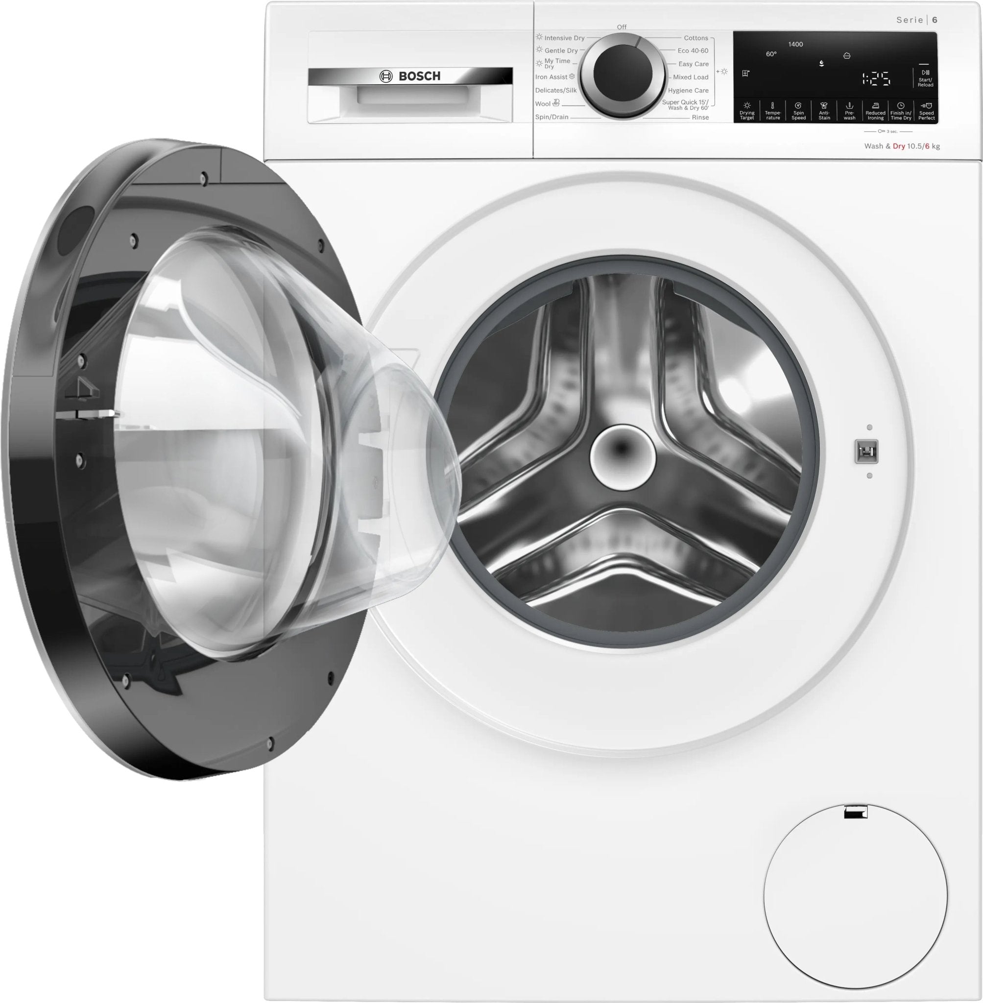 Bosch WNG25401220v 220v washer dryer combo combination 10.5 KG washer 6 KG dryer 220 volt 50 hz - 220v volt electronics