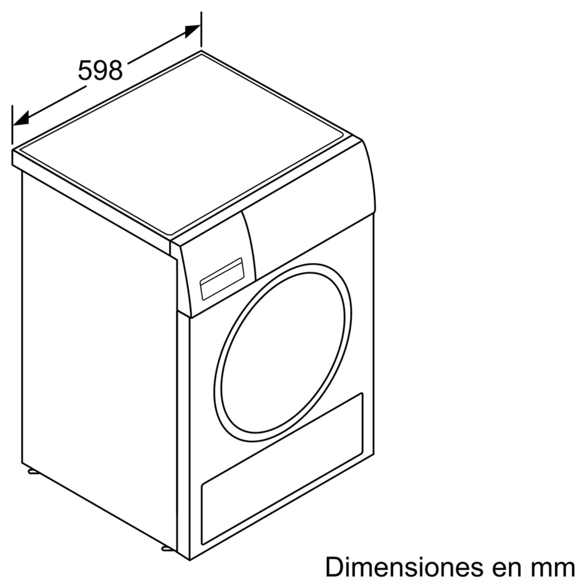 Bosch WTG86400WH 220 volt 50 hz Dryer Condensing 220v 240 volts self condensing 50hz - 220 - Electronics