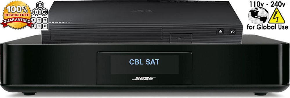 Bose Package Samsung BD - J5100 Region Free Blu Ray Player with Bose(R) CineMate(R) 120 Home Theater System 110 - 220 240 volts - 220 - Electronics