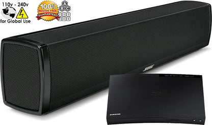 Bose Package Samsung BD - J5100 Region Free Blu Ray Player with Bose(R) CineMate(R) 120 Home Theater System 110 - 220 240 volts - 220 - Electronics