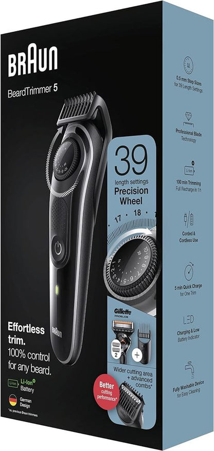 Braun BT5342 220 Volt Euro Plug Cordless Beard Trimmer With 39 Length Settings 220v - 220v volt electronics