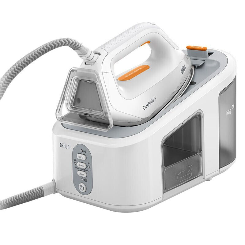 Braun IS3132WH CareStyle 3 Steam Generator Station Iron WHITE 220 v 240 volt 50 hz - 220 - Electronics