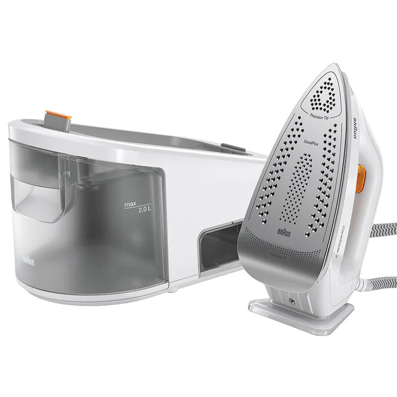 Braun IS3132WH CareStyle 3 Steam Generator Station Iron WHITE 220 v 240 volt 50 hz - 220 - Electronics