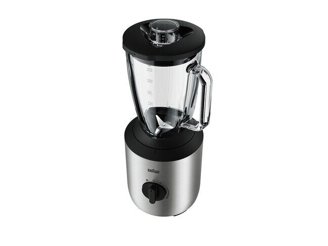 Braun JB3272SI 800 Watts Power Blender with Glass Jar & Two Smoothie cups 220 v 240 volt 50 hz - 220 - Electronics