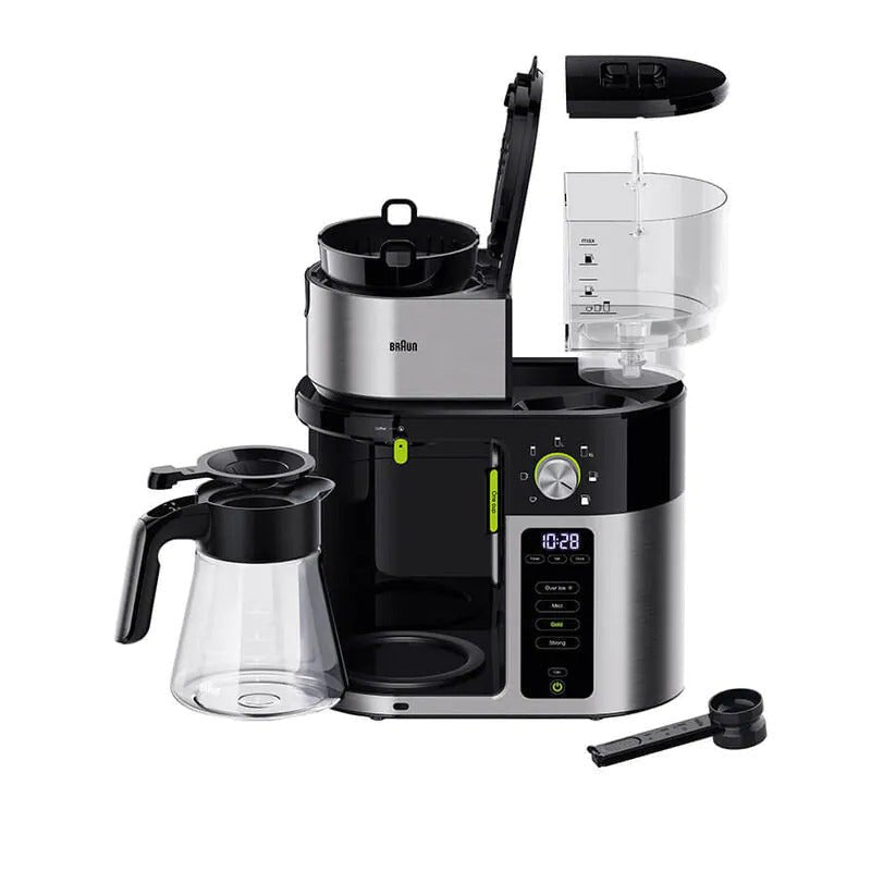 Braun KF9050BK Multi Serve Drip Coffee Machine Stainless / Black 220 v 240 volt 50 hz - 220 - Electronics