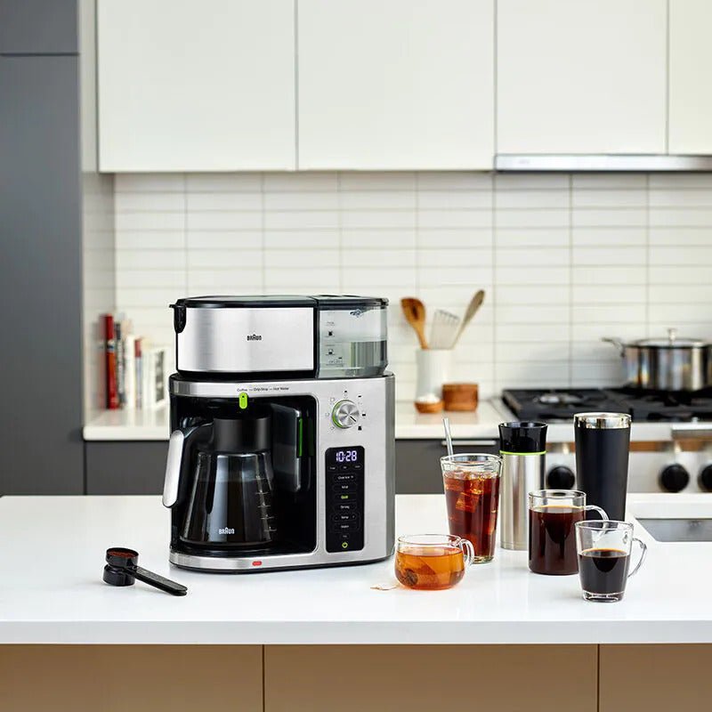 Braun KF9050BK Multi Serve Drip Coffee Machine Stainless / Black 220 v 240 volt 50 hz - 220 - Electronics
