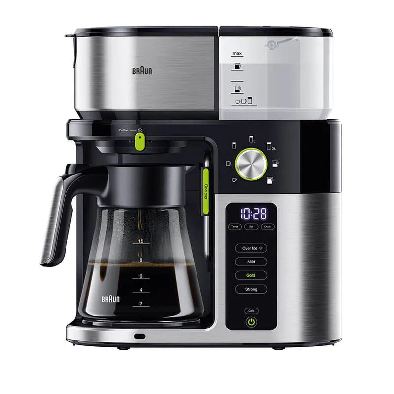 Braun KF9050BK Multi Serve Drip Coffee Machine Stainless / Black 220 v 240 volt 50 hz - 220 - Electronics