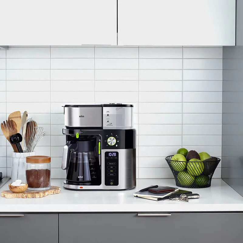 Braun KF9050BK Multi Serve Drip Coffee Machine Stainless / Black 220 v 240 volt 50 hz - 220 - Electronics