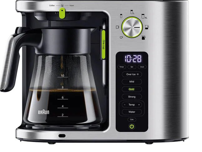 Braun KF9170SI Multi Serve Drip Coffee Machine + Hot water Stainless Steel 220 v 240 volts 50 hz - 220 - Electronics