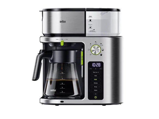 Braun KF9170SI Multi Serve Drip Coffee Machine + Hot water Stainless Steel 220 v 240 volts 50 hz - 220 - Electronics