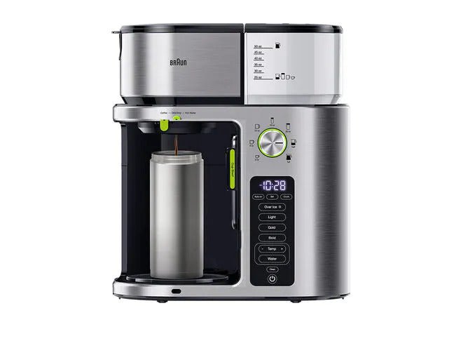Braun KF9170SI Multi Serve Drip Coffee Machine + Hot water Stainless Steel 220 v 240 volts 50 hz - 220 - Electronics
