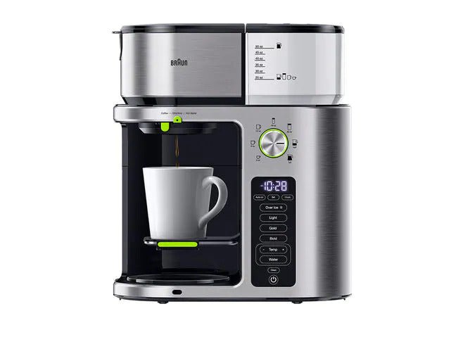 Braun KF9170SI Multi Serve Drip Coffee Machine + Hot water Stainless Steel 220 v 240 volts 50 hz - 220 - Electronics