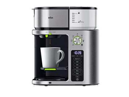 Braun KF9170SI Multi Serve Drip Coffee Machine + Hot water Stainless Steel 220 v 240 volts 50 hz - 220 - Electronics