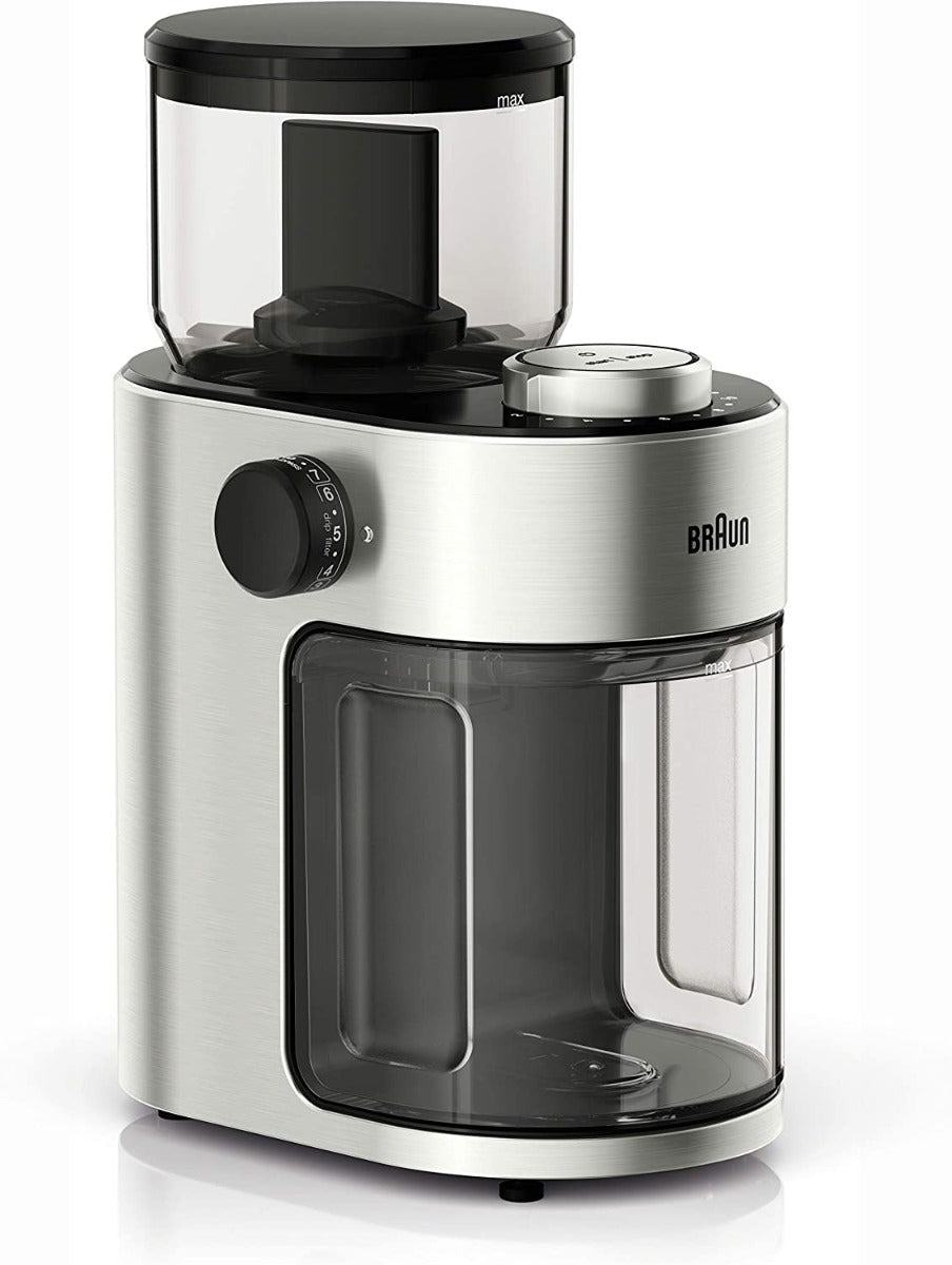 Braun KG7070 Burr Coffee Grinder Stainless Steel 220 v 240 volts 50 hz - 220 - Electronics