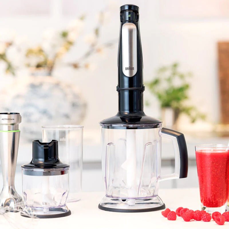 Braun MultiQuick 7 Hand Blender 1000 Watts ( Blender / Chopper accessory ) MQ7045X 220 v 240 volts 50 hz - 220 - Electronics