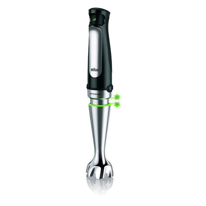 Braun MultiQuick Immersion Hand Blender ( 2 - Cup Food Processor, Whisk, Beaker ) MQ7035X 500 Watts 220 v 240 volts 50 hz - 220 - Electronics