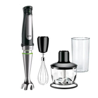 Braun MultiQuick Immersion Hand Blender ( 2 - Cup Food Processor, Whisk, Beaker ) MQ7035X 500 Watts 220 v 240 volts 50 hz - 220 - Electronics