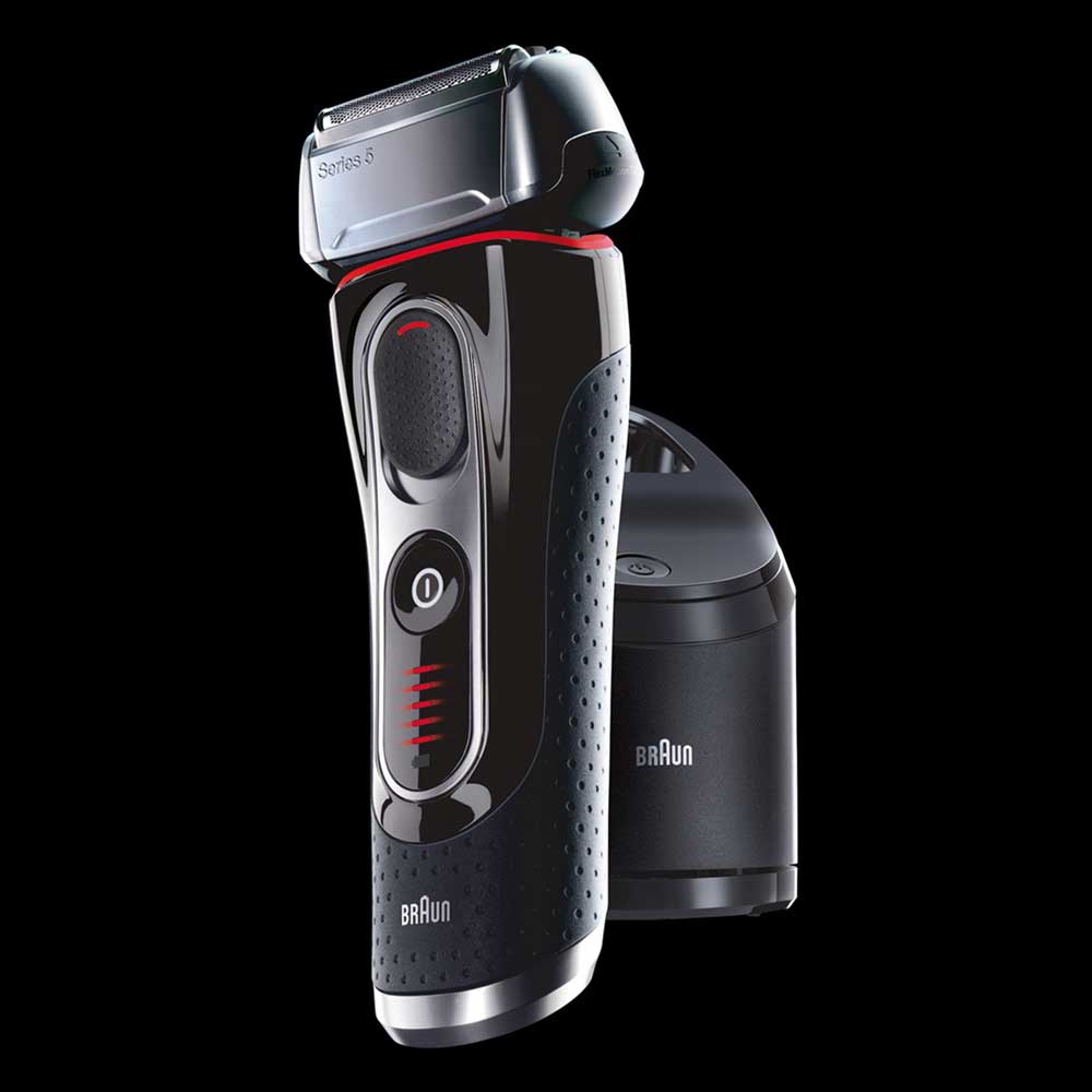 Braun Series 5 5090cc Electric Shaver w/Cleaning Center for 110 to 240 volts - 220 - Electronics