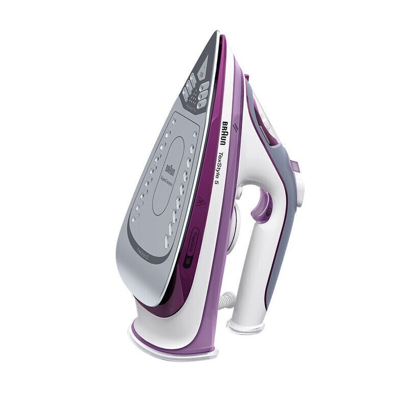 Braun SI5037VI 2700 Watts TexStyle 5 Steam Iron Violet 220 v 240 volt 50 hz - 220 - Electronics