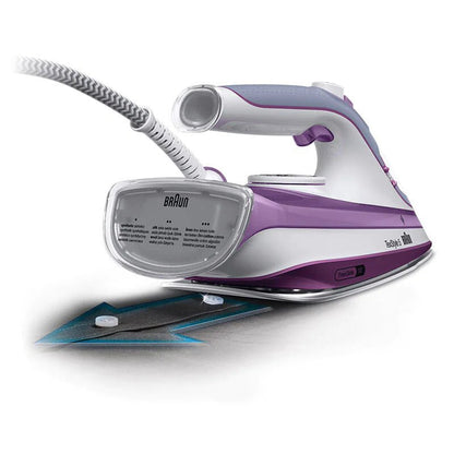 Braun SI5037VI 2700 Watts TexStyle 5 Steam Iron Violet 220 v 240 volt 50 hz - 220 - Electronics