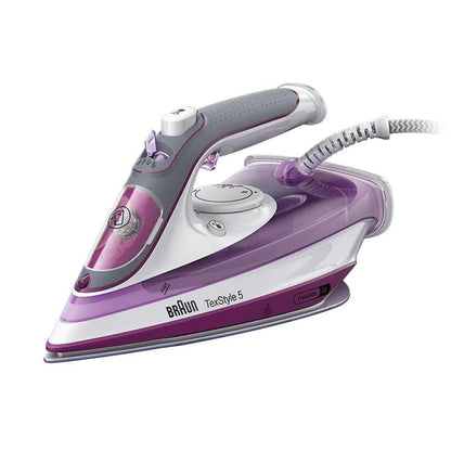 Braun SI5037VI 2700 Watts TexStyle 5 Steam Iron Violet 220 v 240 volt 50 hz - 220 - Electronics