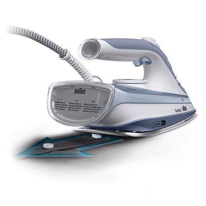 Braun SI5078GY 2800 Watts TexStyle 5 Steam Iron Grey 220 v 240 volt 50 hz - 220 - Electronics