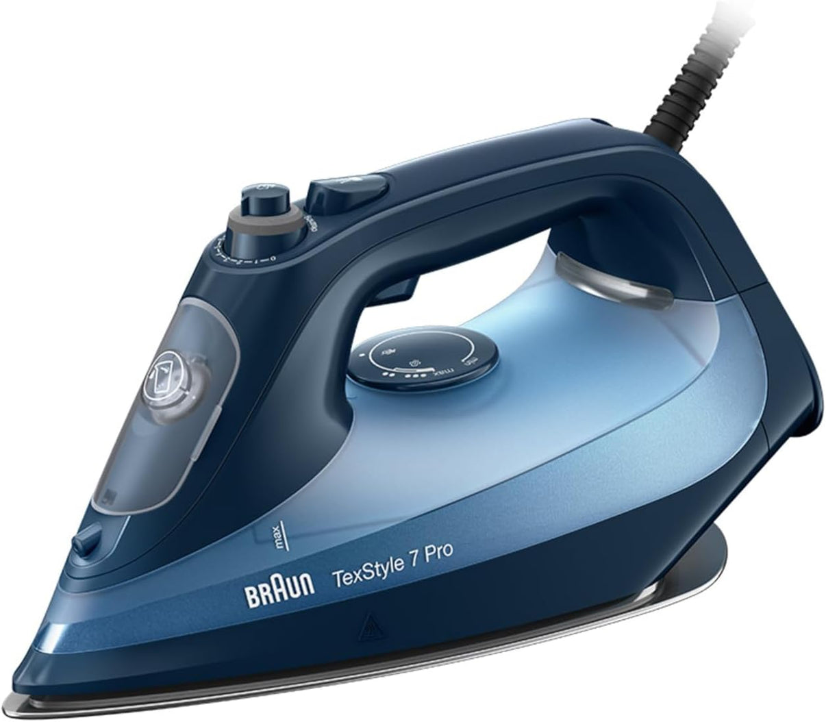 Braun SI7160BL 220V Professional Steam Iron – Heavy Duty 3000W Clothes Iron for International Use 220 volt - 220v volt electronics