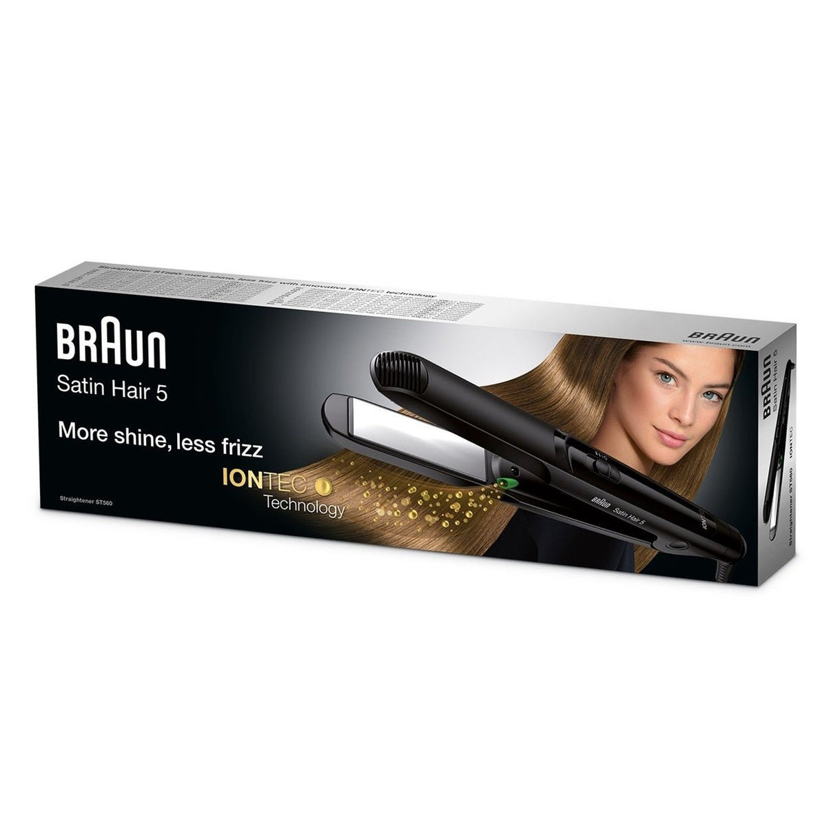 Braun ST560 IONTEC Technology Hair Straightener for 220/240 Volts - 220 - Electronics
