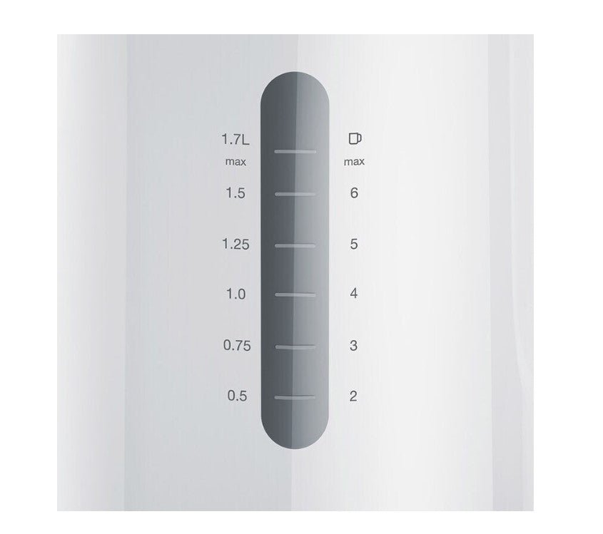 Braun WK1100 WHITE Hot water kettle 1.7 liter 2200 watts 220 v 240 volts 50 hz - 220 - Electronics