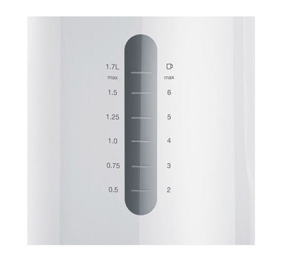 Braun WK1100 WHITE Hot water kettle 1.7 liter 2200 watts 220 v 240 volts 50 hz - 220 - Electronics