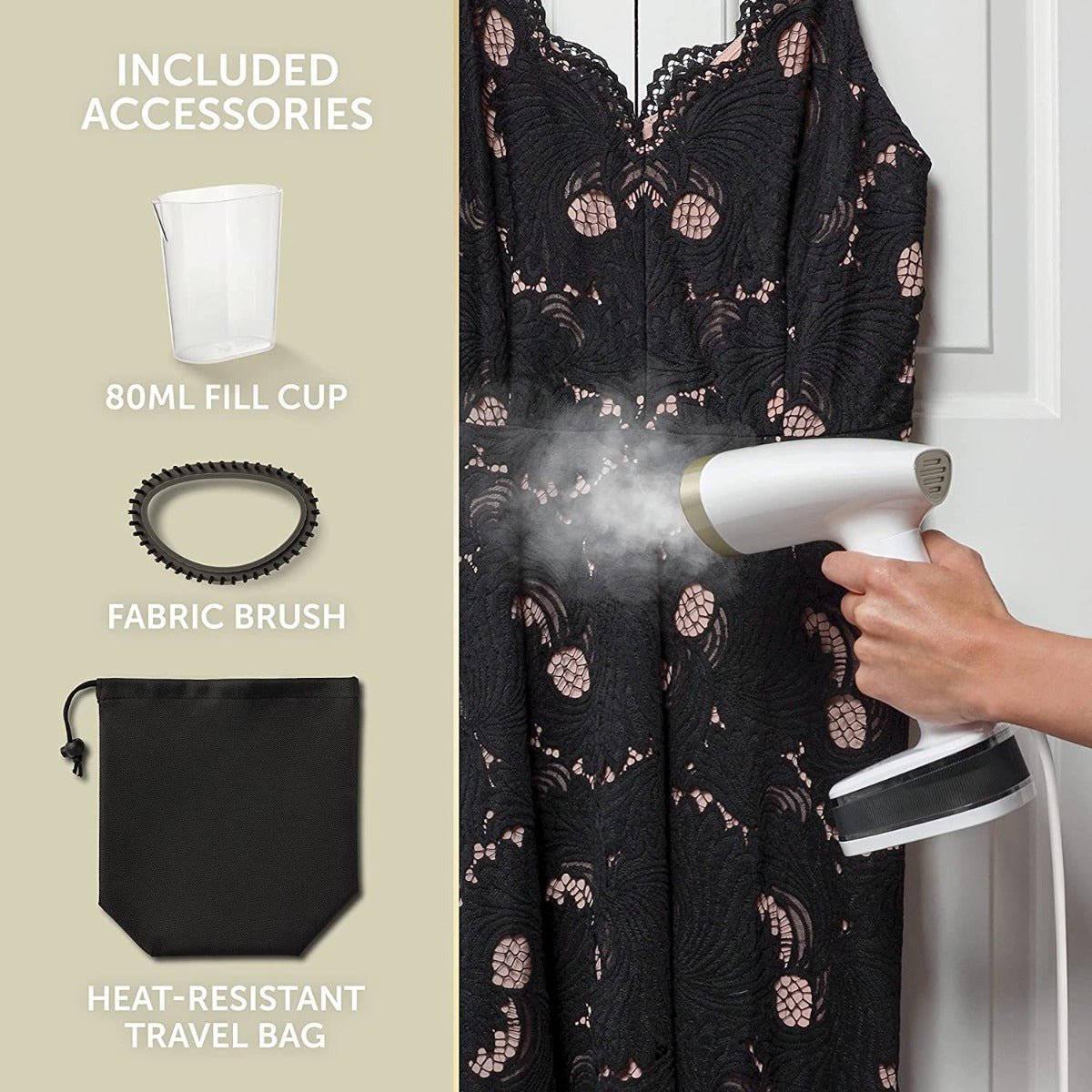 Breville 220 volts Garment steamer Steam Iron handheld 220v 240 volt clothes steamer travel bag included fast heat up 1400w - 220 - Electronics