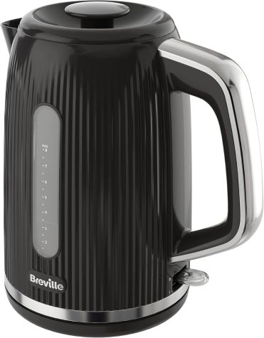Breville 220 volts kettle black Fast Boil Black and Silver color 3kW 1.7 liters 220v 240 volt VKT221220v - 220 - Electronics