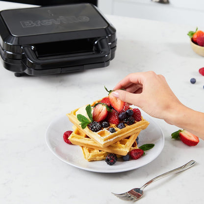 Breville 220v Sandwich waffle panini maker non - stick high quality 220 volt heavy duty VST098220v - 220v volt electronics
