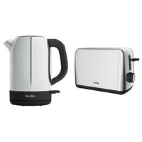 Breville VKJ982 Stainless Steel Kettle and VTT548 Stainless Steel Toaster Package for 220 - 240 Volts - 220 - Electronics