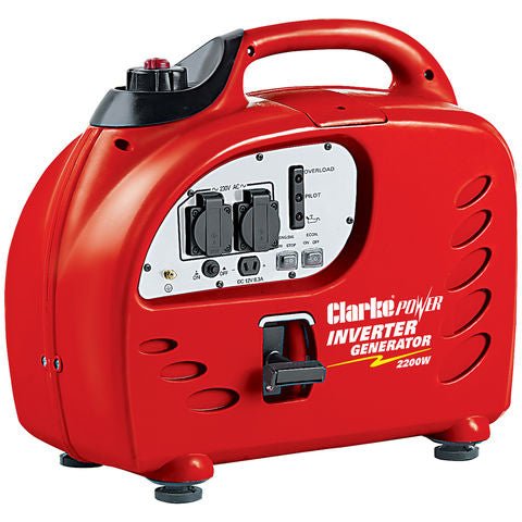 Clarke Inverter Generator 2.0 KW with Pure stable power 220v 240 volts 50 hz 12v charger generator gas petrol IG2200A - 220 - Electronics
