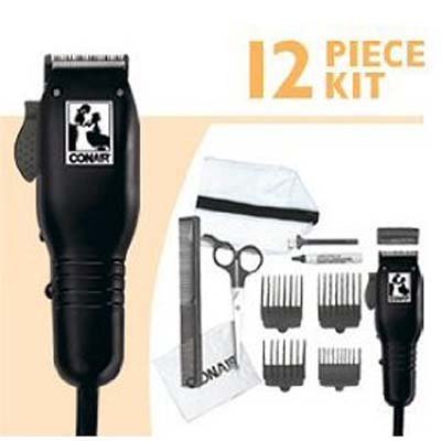 Conair Dual Voltage 12 - Piece Haircut Kit - 220v volt electronics