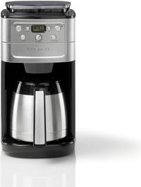 Cuisinart pro 220 volts Bean to cup coffee maker with insulated carafe jug built in burr grinder 220v 240 volt 50 hz - 220 - Electronics