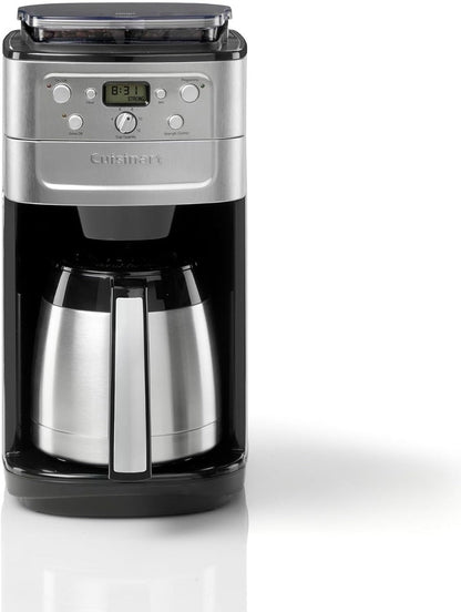 Cuisinart pro 220 volts Bean to cup coffee maker with insulated carafe jug built in burr grinder 220v 240 volt 50 hz - 220 - Electronics