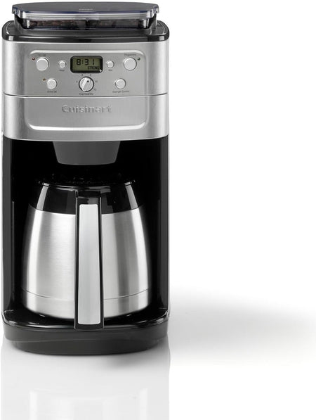 Cuisinart pro 220 volts Bean to cup coffee maker with insulated carafe jug built in burr grinder 220v 240 volt 50 hz - 220 - Electronics