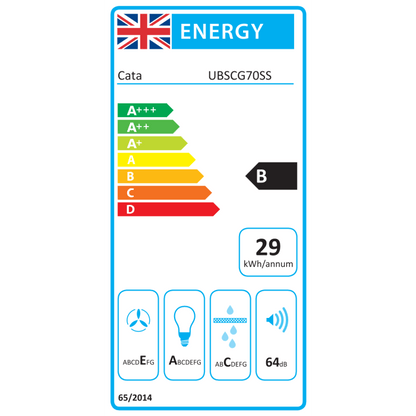 Culina 220 volt range hood 70 cm extractor fan kitchen hood CATAUBSCG70SS 30 inch 220 volts 220v - 220 - Electronics